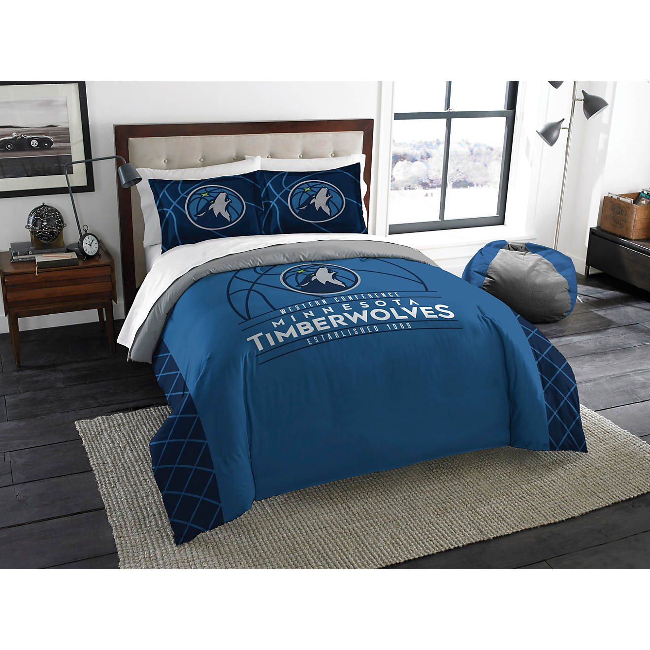 The Northwest Company Minnesota Timberwolves 3-Piece Reverse Slam Full/Queen Bedding Set                                         - view number 1