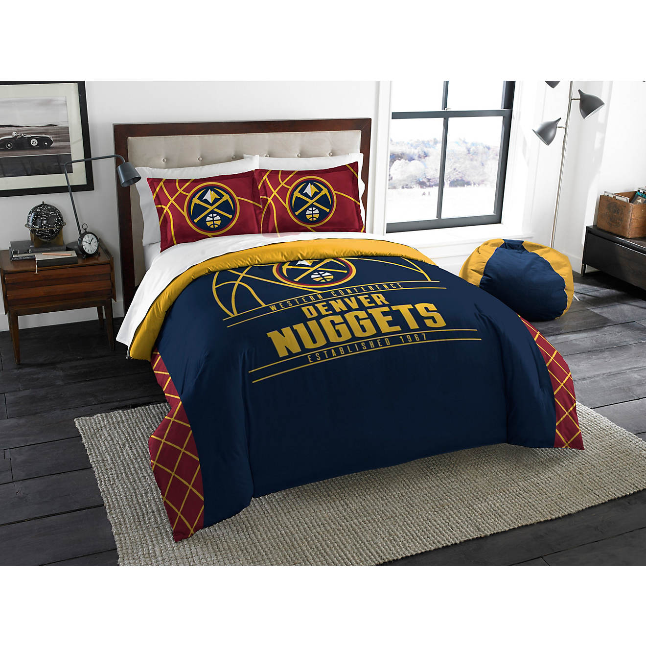 The Northwest Company Denver Nuggets 3-Piece Reverse Slam Full/Queen Bedding Set                                                 - view number 1