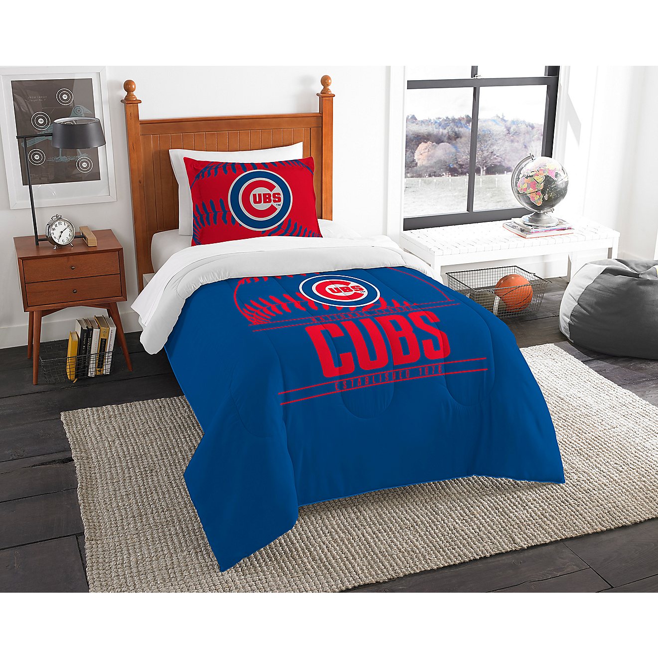 The Northwest Company Chicago Cubs 2-Piece Grandslam Twin Bedding Set                                                            - view number 1