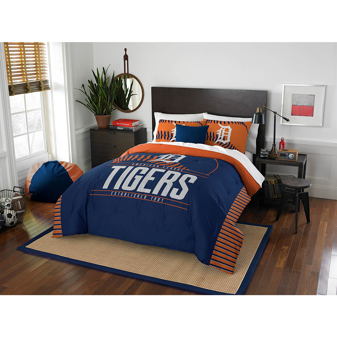 The Northwest Company Detroit Tigers 3-Piece Grandslam Full/Queen Bedding Set                                                    - view number 1