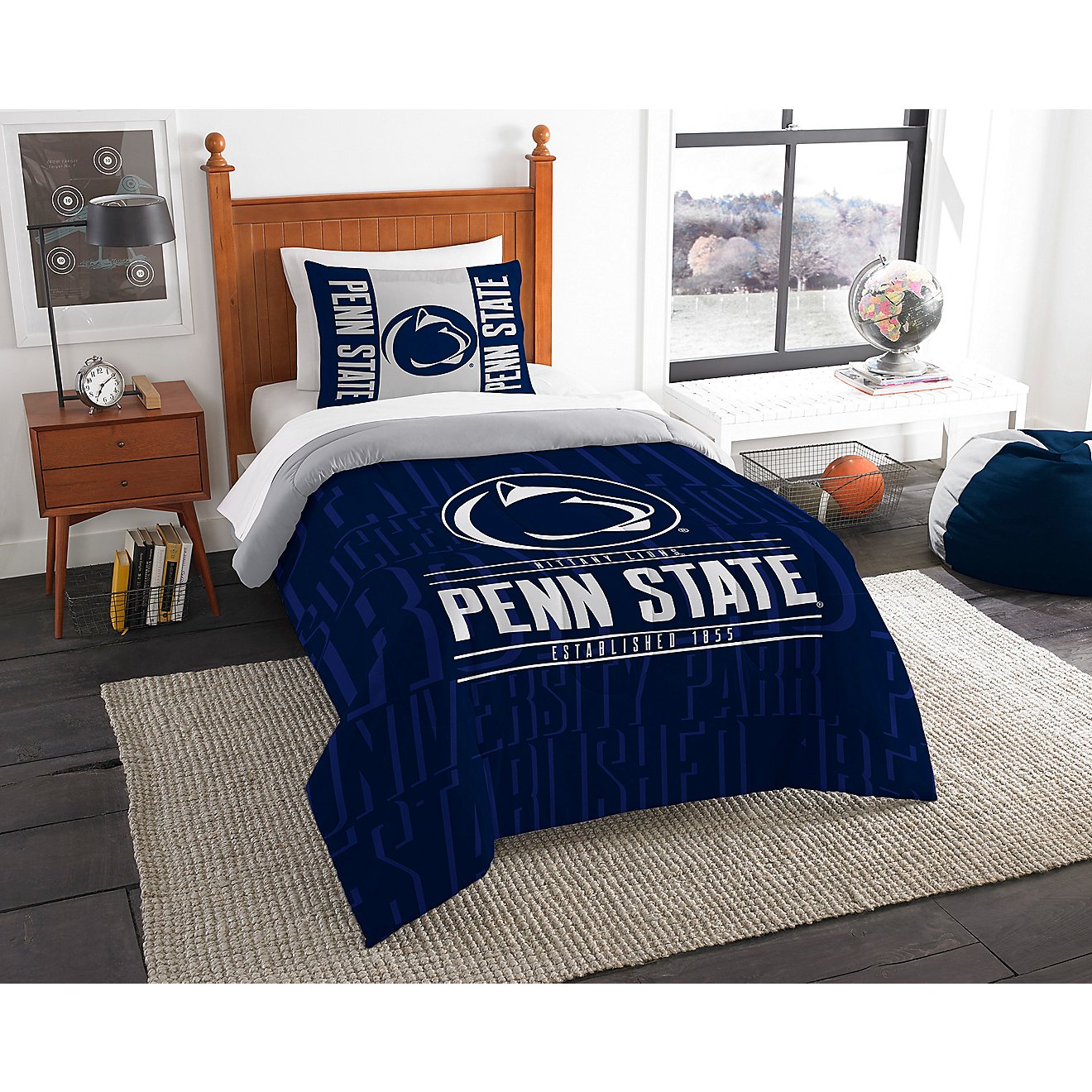 The Northwest Company Penn State University 2-Piece Modern Take Twin Bedding Set                                                 - view number 1