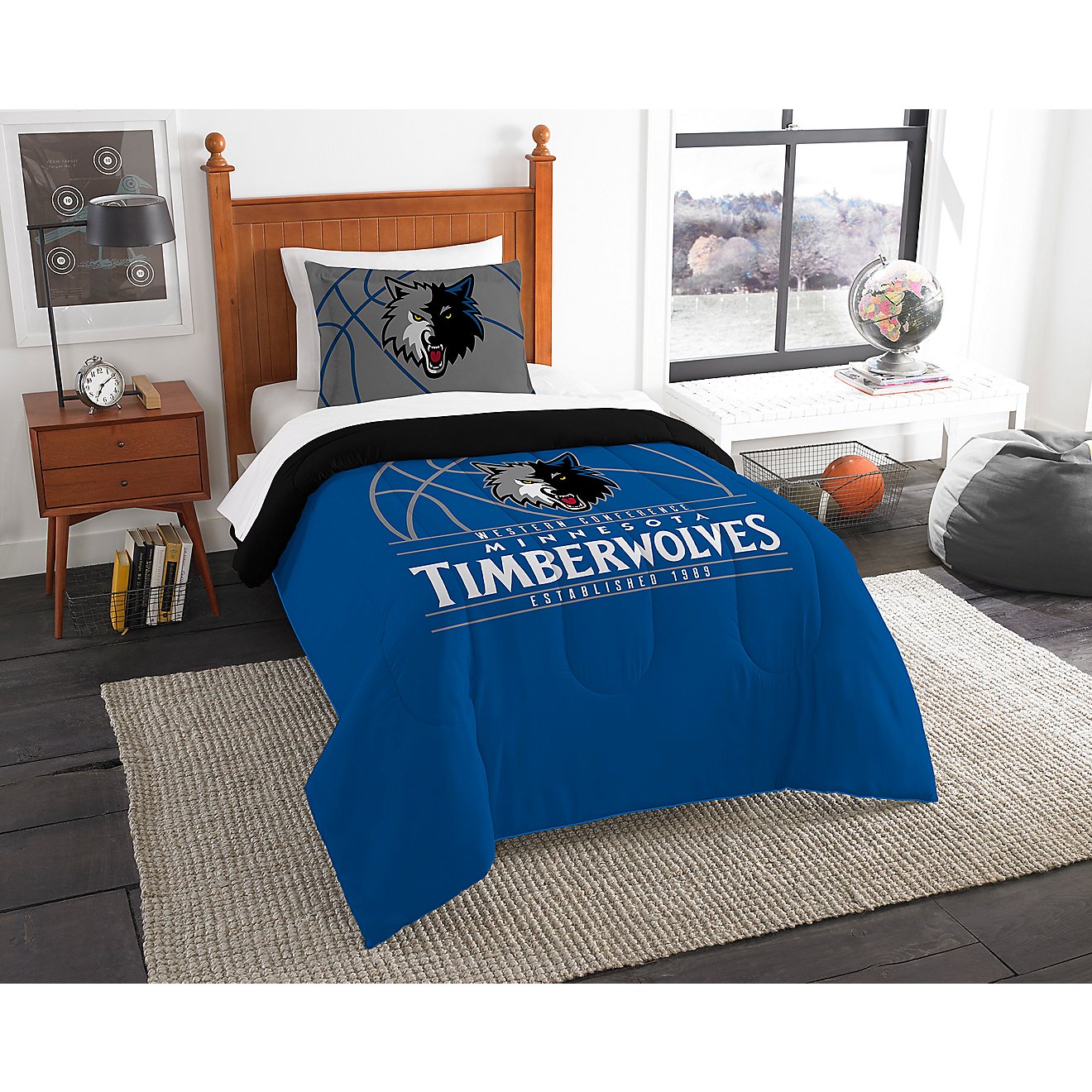 The Northwest Company Minnesota Timberwolves 2-Piece Reverse Slam Twin Bedding Set                                               - view number 1