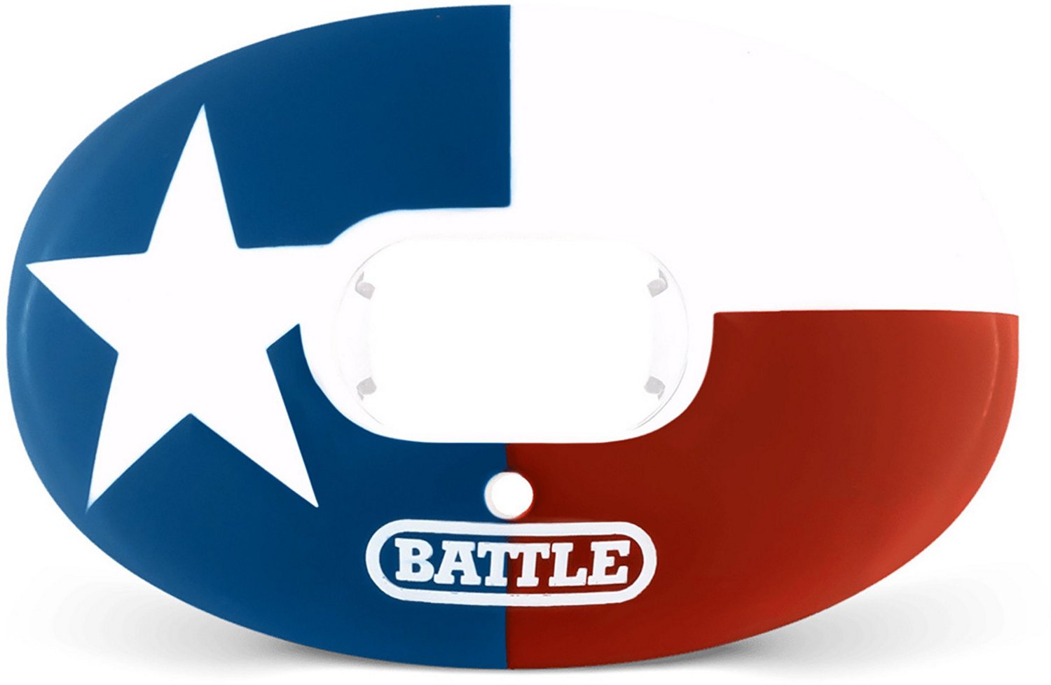 Battle Adults' Texas Flag Oxygen Football Mouth Guard Academy