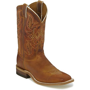 Justin Men's Austin Distressed Cognac Bent Rail Western Boots