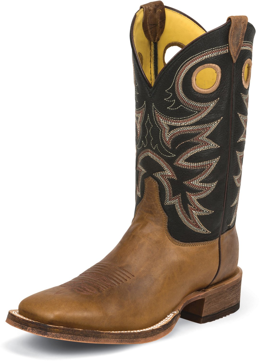 Justin Men's Dark Caddo Bent Rail Western Boots Academy