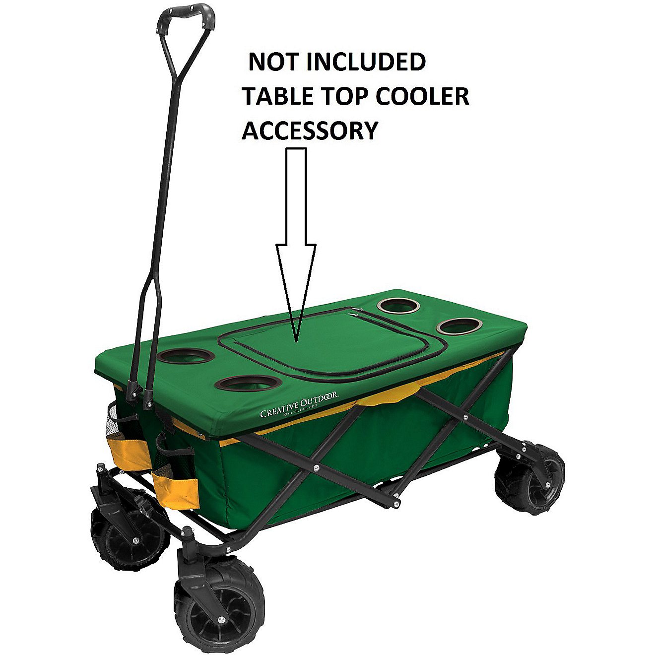 Creative Outdoor 2-Tone All-Terrain Folding Wagon                                                                                - view number 2