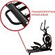Sunny Health & Fitness Motorized Elliptical Trainer                                                                              - view number 6 image