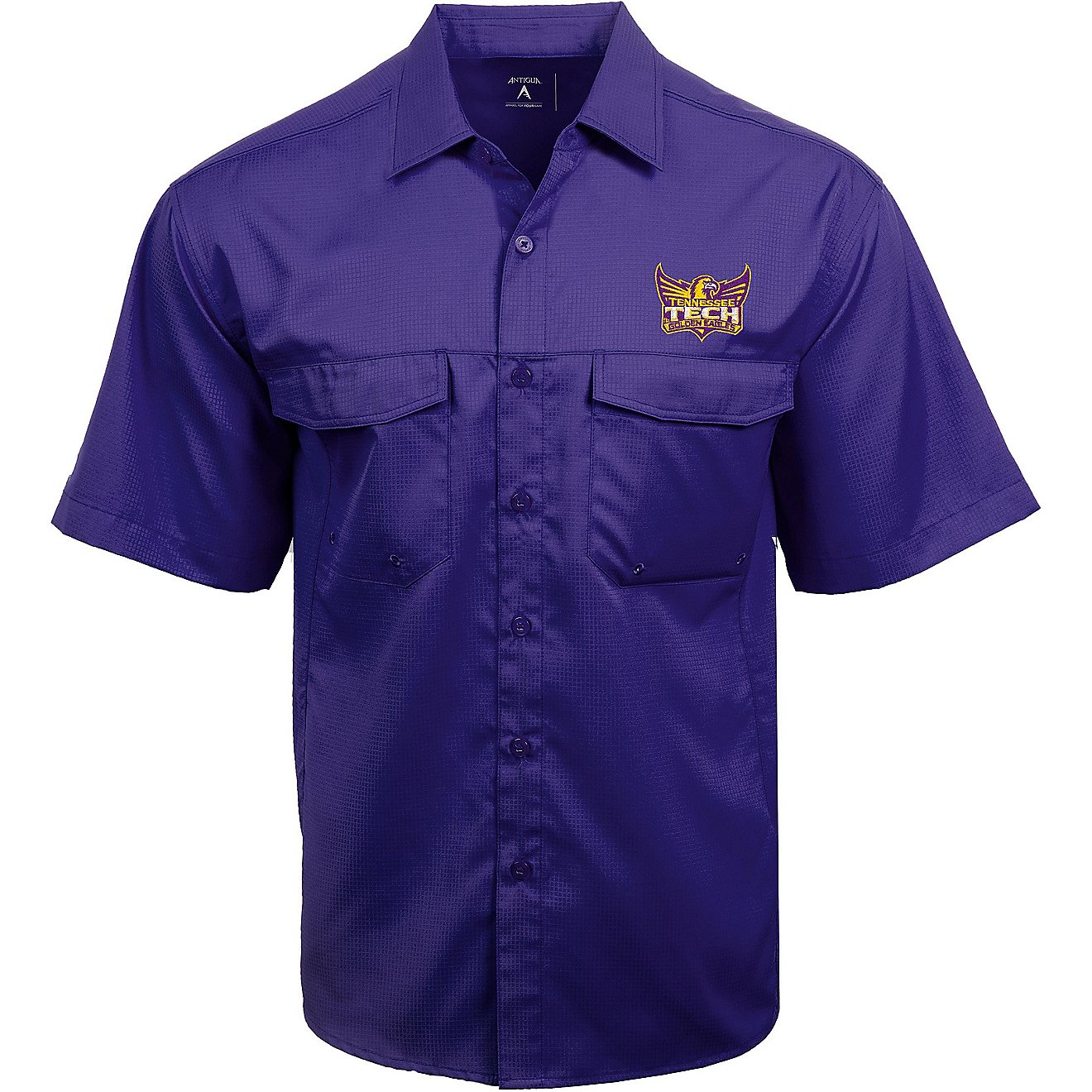 Antigua Men's Tennessee Tech University Game Day Woven Fishing Shirt                                                             - view number 1