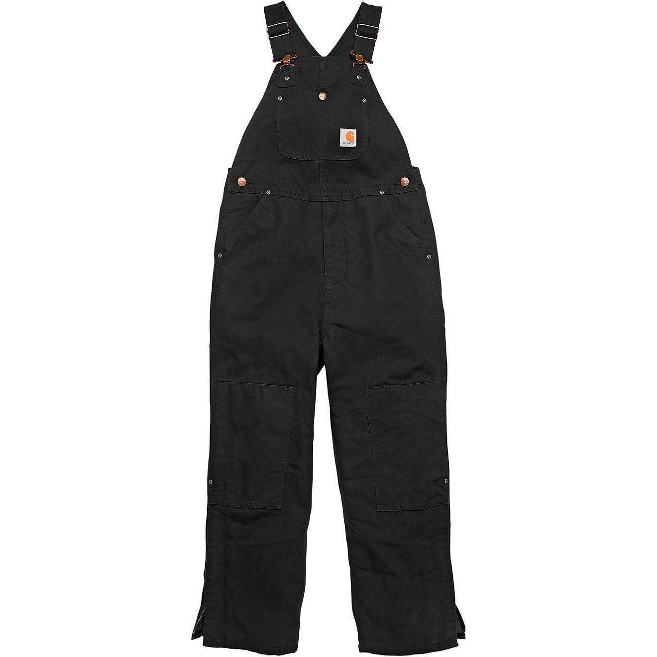 Carhartt Boys' Quilt-Lined Bib Overalls                                                                                          - view number 1