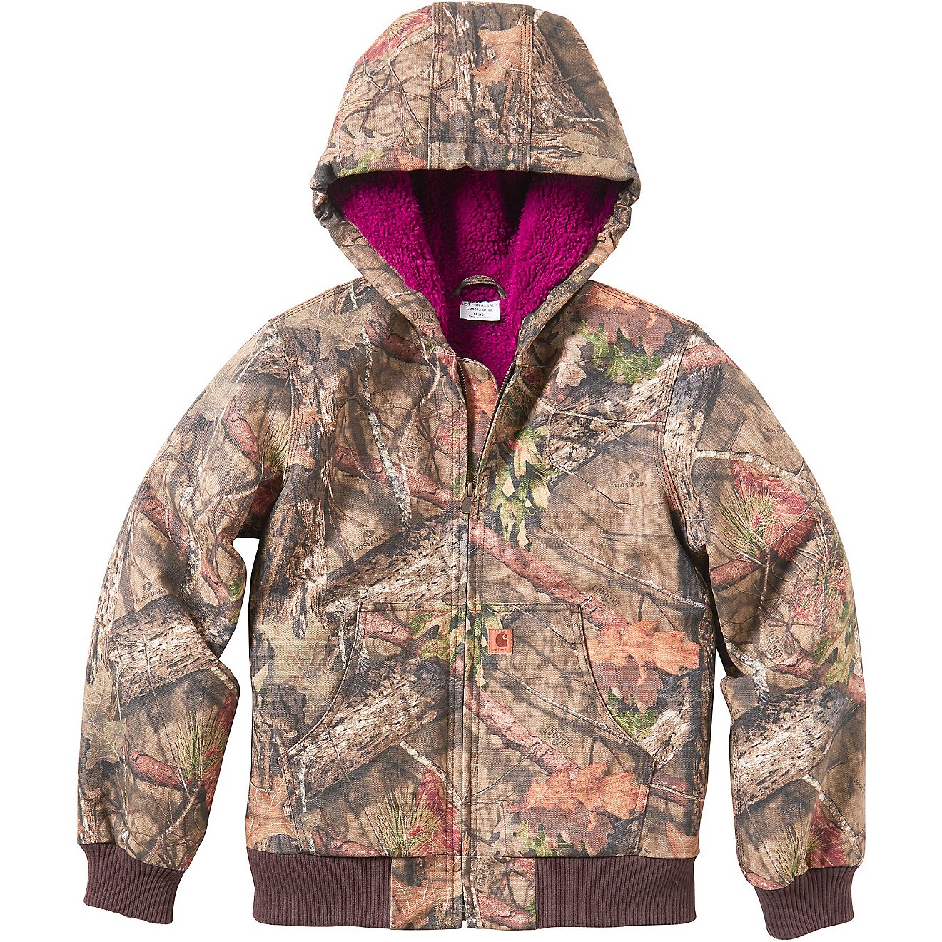Carhartt Girls' Hooded Active Jacket                                                                                             - view number 1
