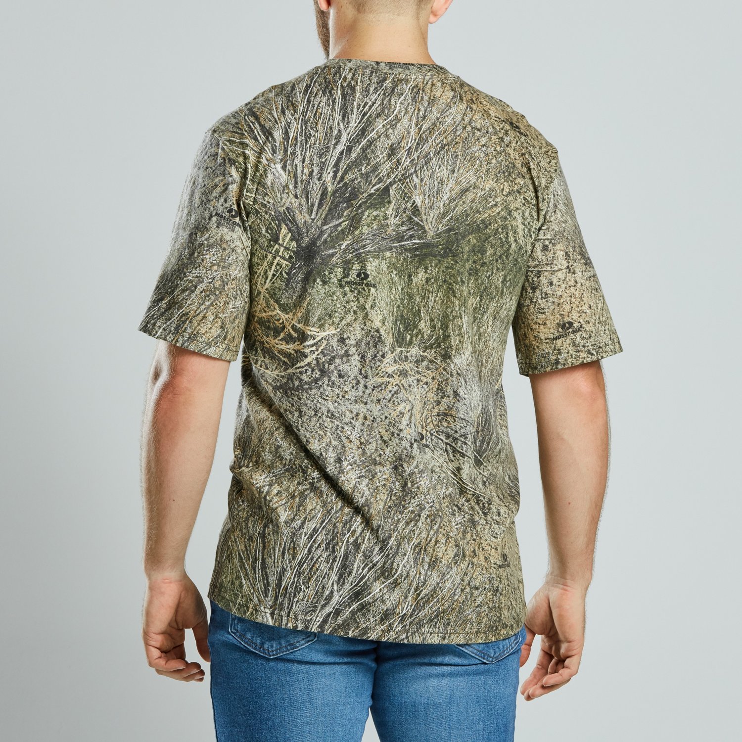 Magellan Outdoors Men's Hill Zone Camo Tshirt Academy