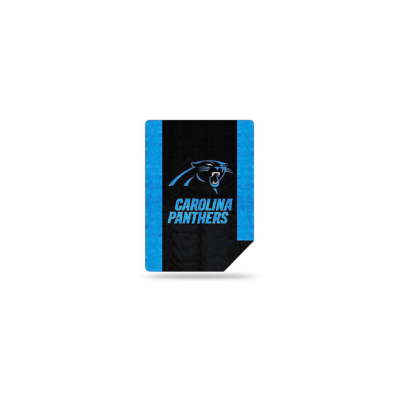 The Northwest Company NFL Carolina Panthers Silver Knit Throw                                                                    - view number 1