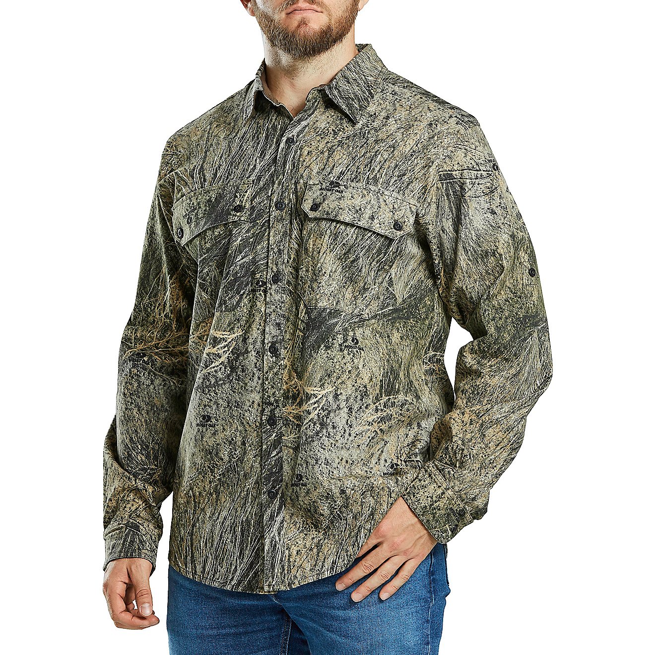 Magellan Outdoors Men's Hill Country Long Sleeve Shirt                                                                           - view number 1