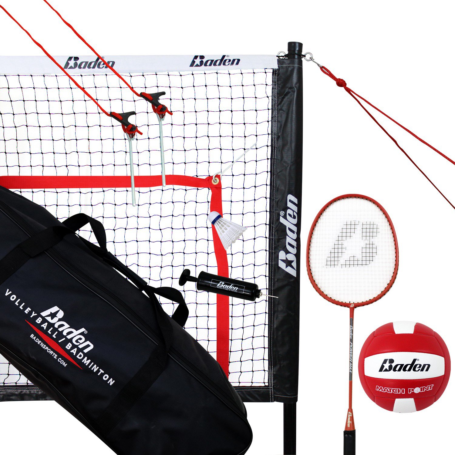 Baden Champion Series Volleyball/Badminton Set Academy