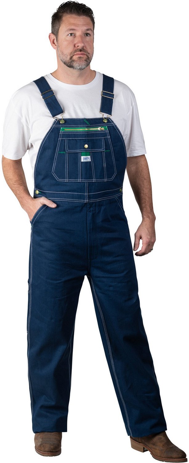 Liberty Men's Rigid Denim Bib Overalls Academy