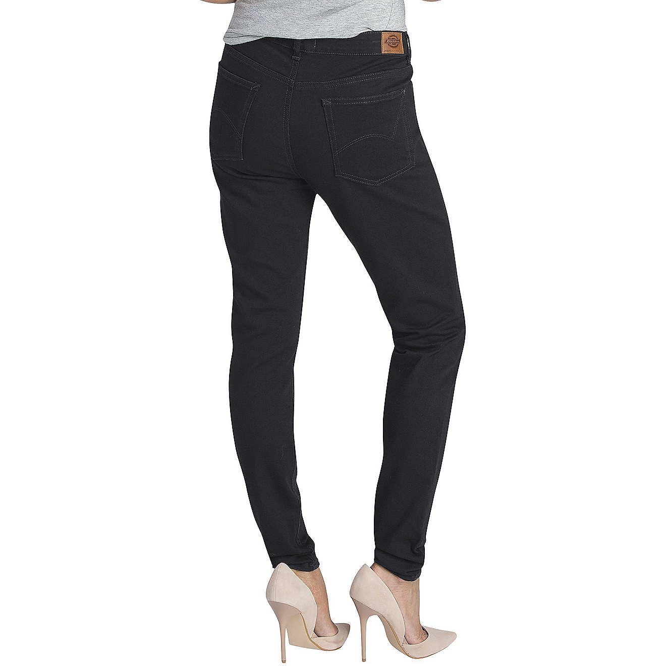 Dickies Women's Perfect Shape Skinny Leg Stretch Denim Jeans                                                                     - view number 2