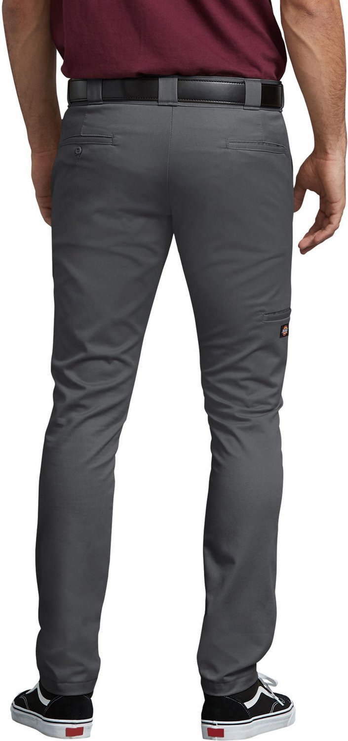 dickies skinny double knee pants