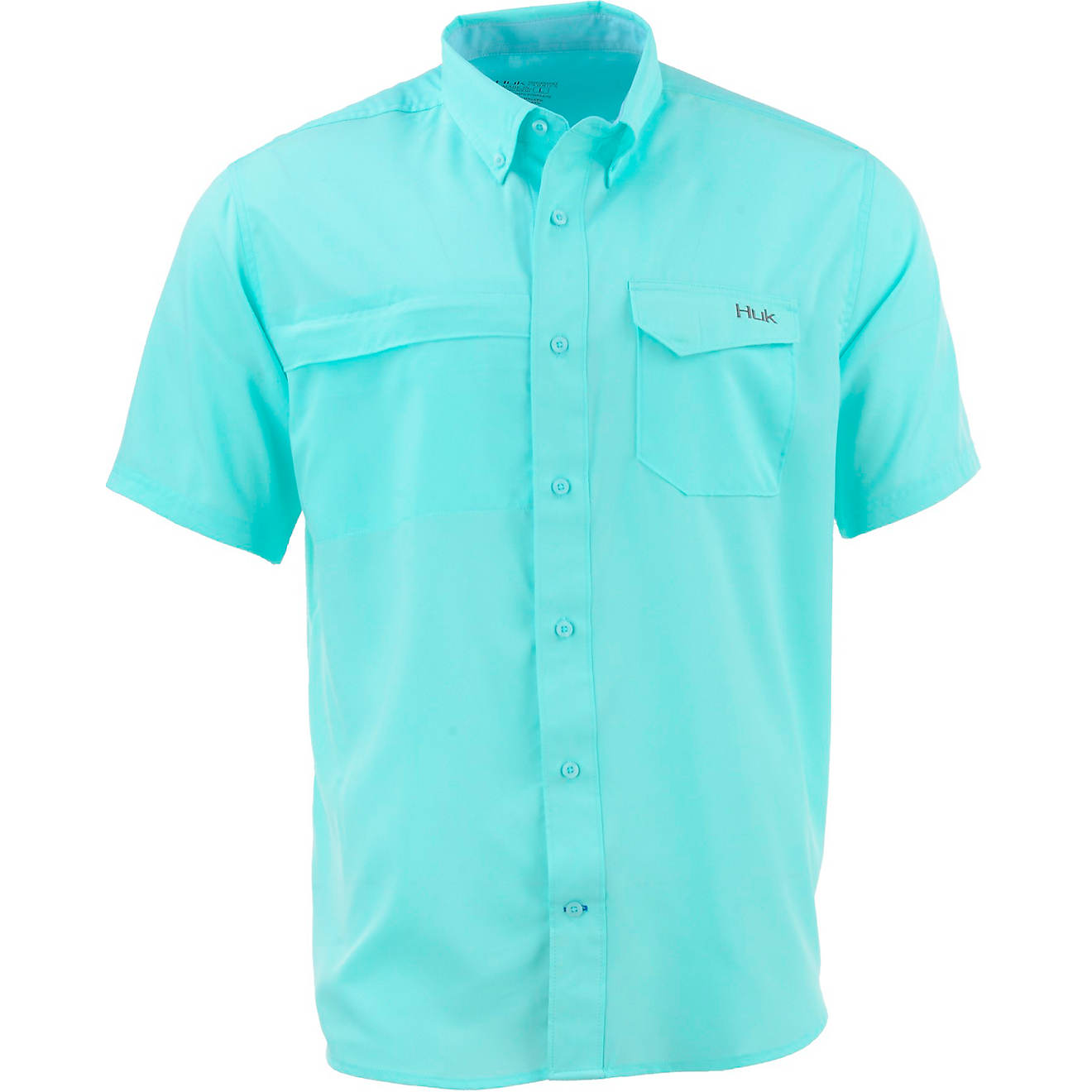 Huk Men's Tide Point Woven Solid Button-Down Shirt | Academy