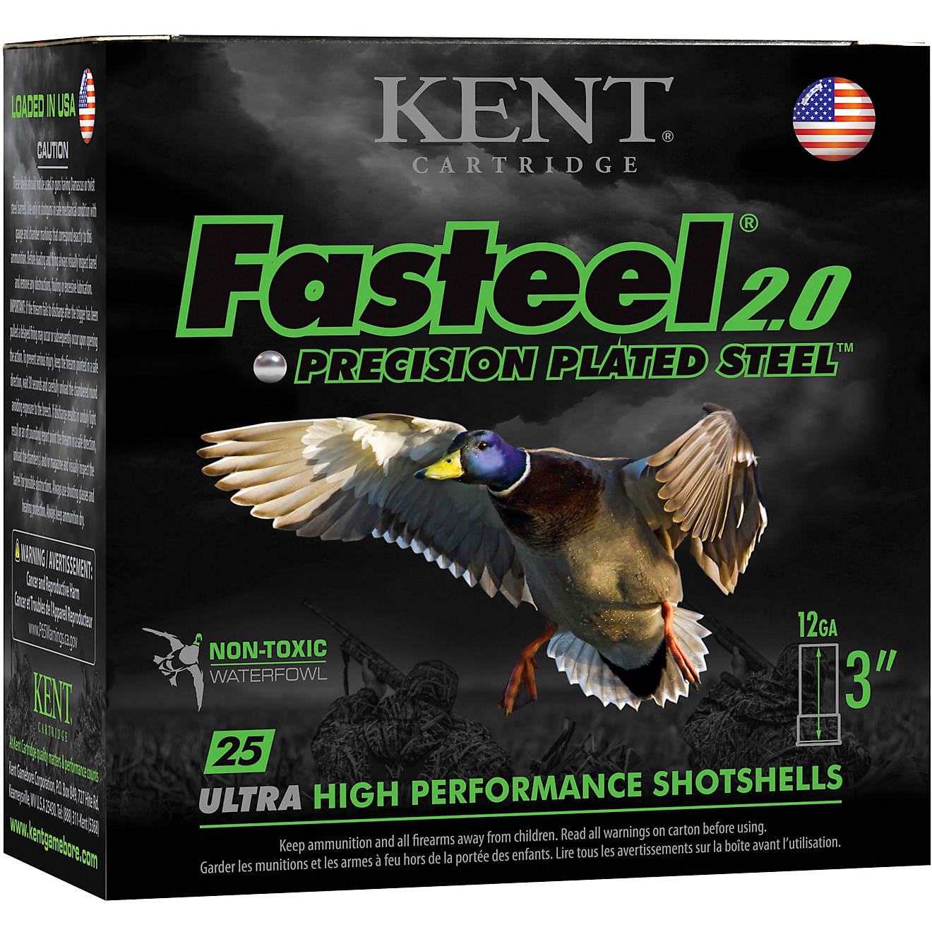 KENT Fasteel 2.0 Precision Plate Steel Waterfowl 12 Gauge Shotshells                                                             - view number 1