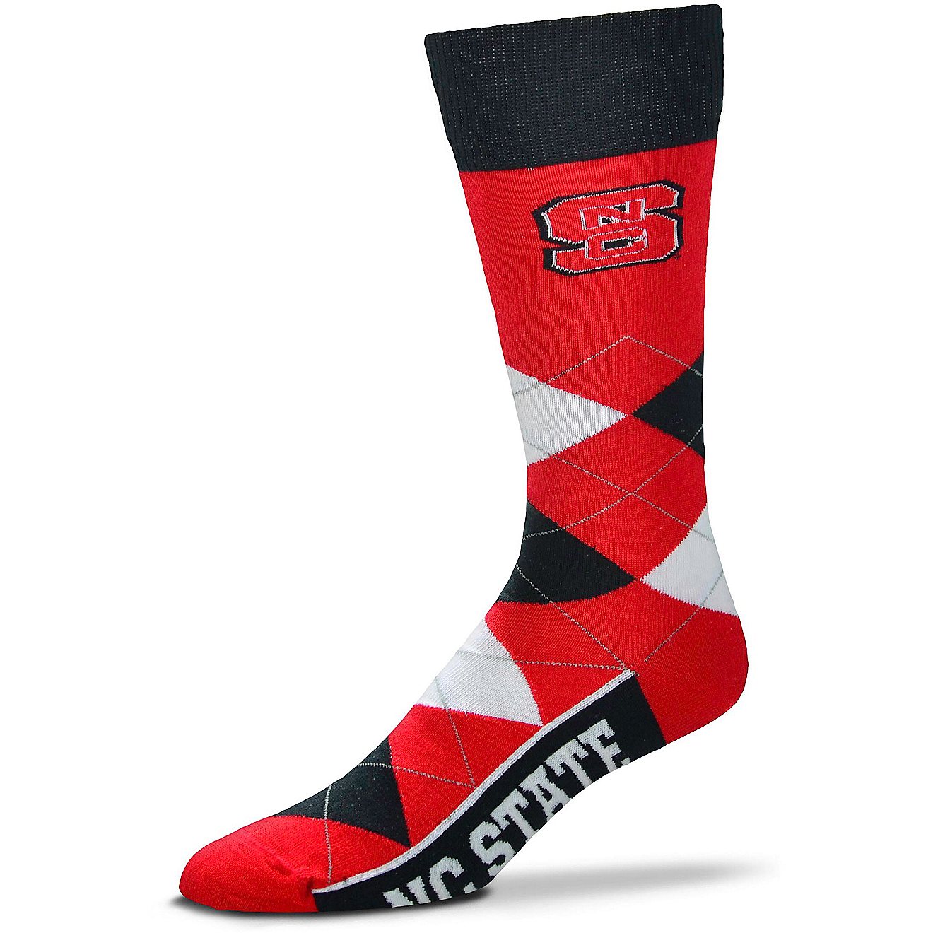 For Bare Feet North Carolina State University Argyle Lineup Socks                                                                - view number 1