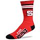 For Bare Feet North Carolina State University 4-Stripe Deuce Crew Socks                                                          - view number 1 image