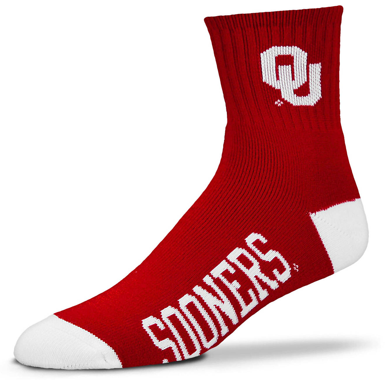 For Bare Feet University of Oklahoma Quarter Socks                                                                               - view number 1