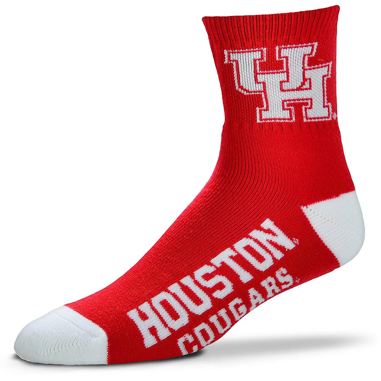 For Bare Feet University of Houston Quarter Socks                                                                                - view number 1