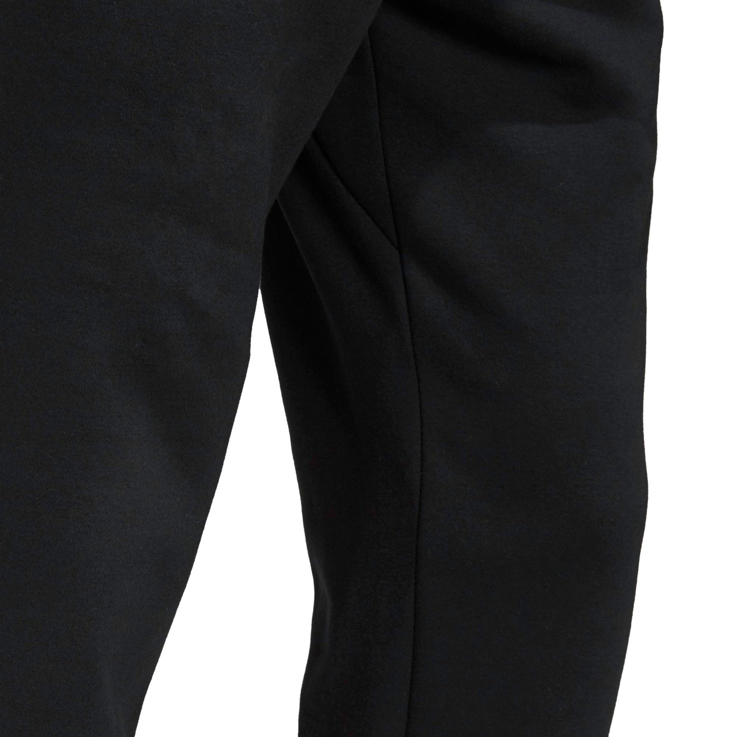 essentials fleece tapered cuff 3 stripes pants