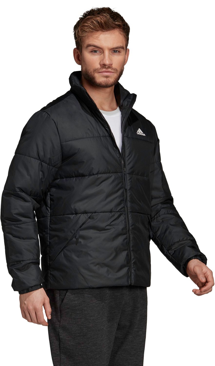 adidas Men's Basic 3-Stripes Insulated Jacket | Academy