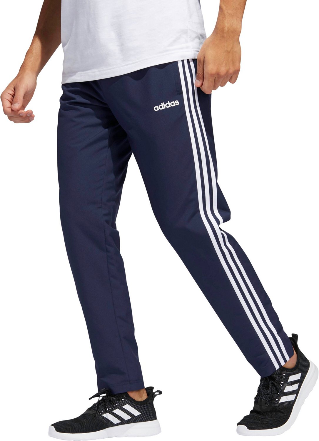 adidas Men's Essential 3-Stripe Woven OH Pants | Academy