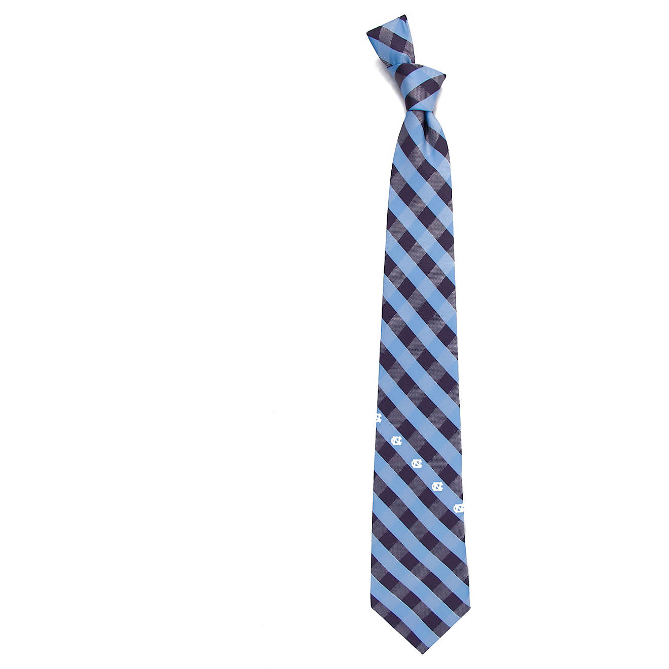 Eagles Wings Men's University of North Carolina Check Necktie                                                                    - view number 1