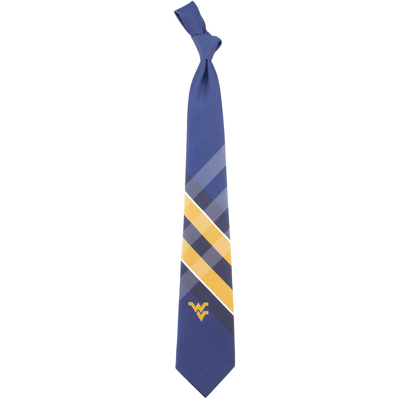 Eagles Wings Men's West Virginia University Grid Necktie                                                                         - view number 1