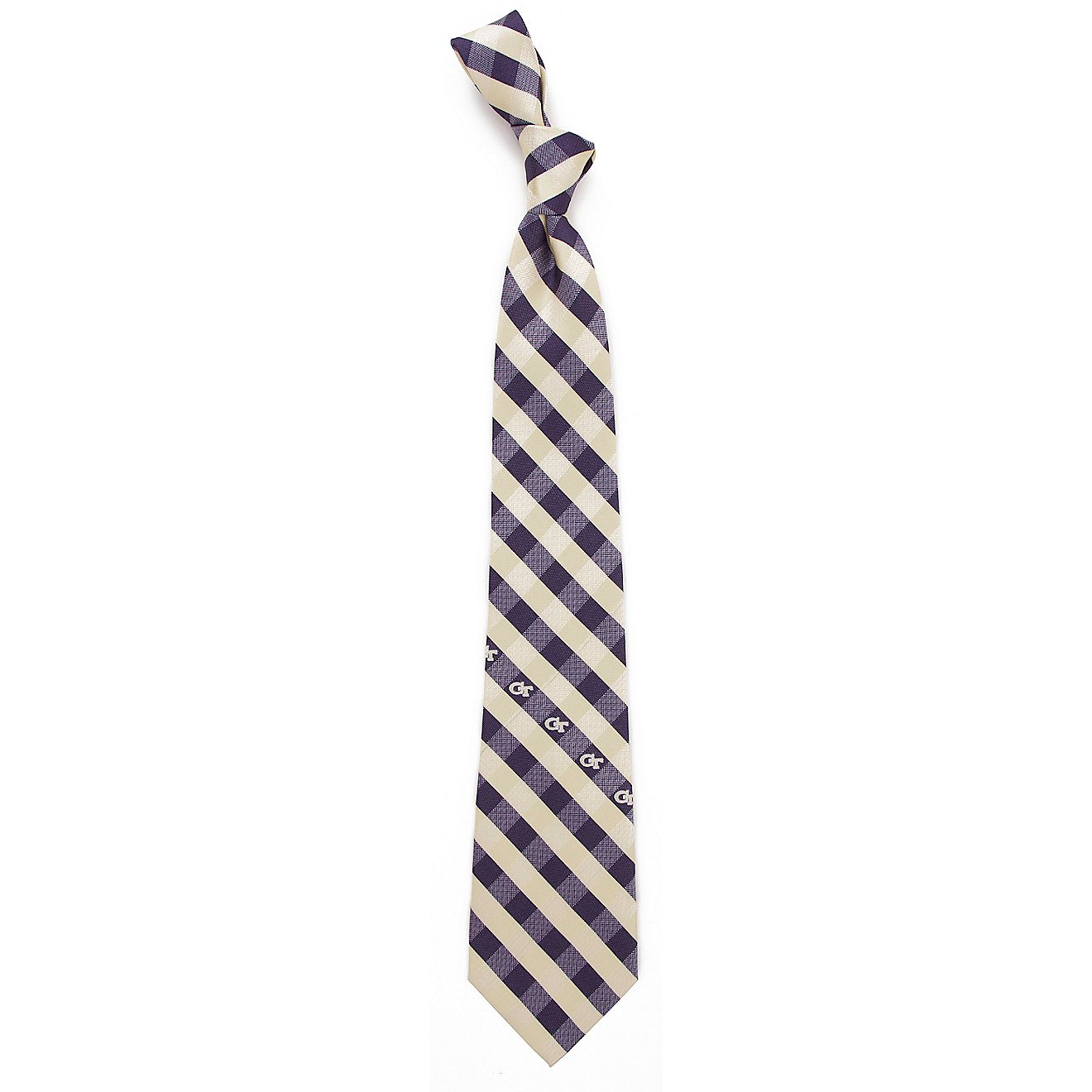 Eagles Wings Men's Georgia Tech WP Check Woven Necktie                                                                           - view number 1