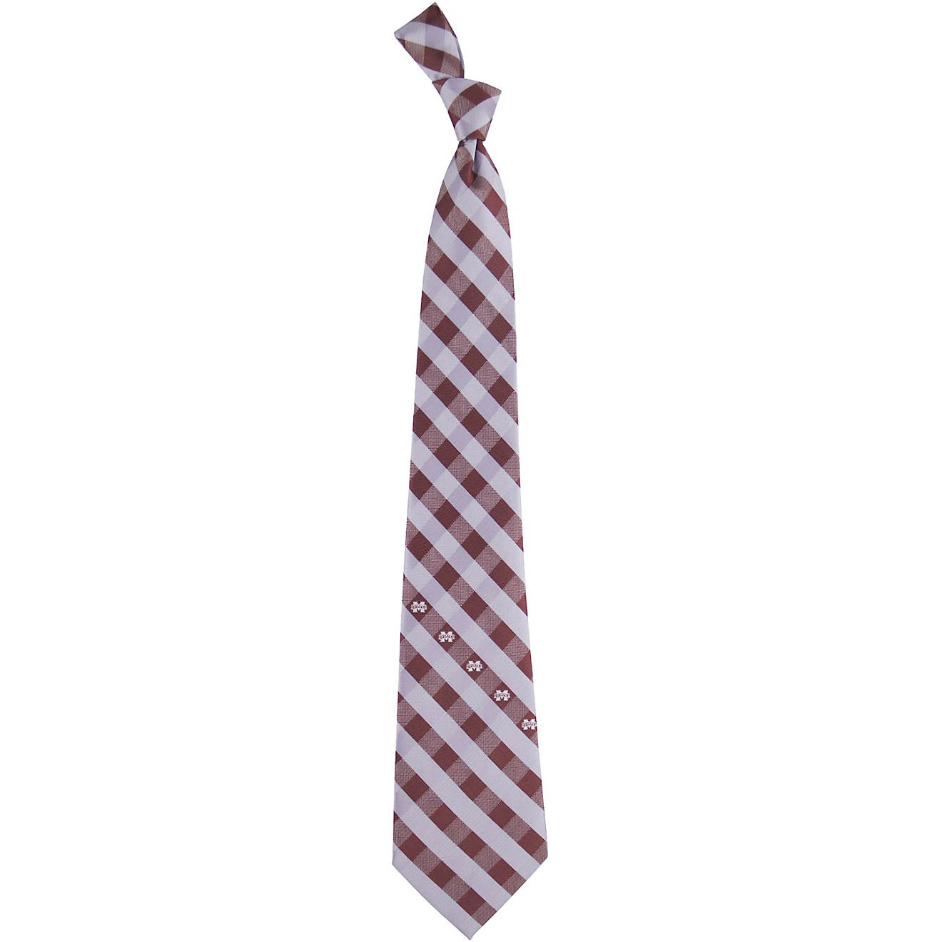 Eagles Wings Men's Mississippi State University WP Check Woven Necktie                                                           - view number 1