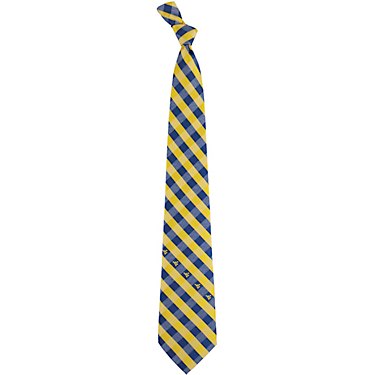 Eagles Wings Men's West Virginia University Check Necktie
