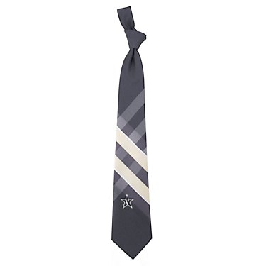 Eagles Wings Men's Vanderbilt University Grid Woven Necktie