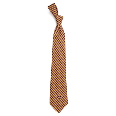 Eagles Wings Men's Virginia Tech Gingham Necktie