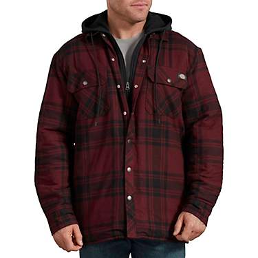 Dickies Men's Hooded Quilted Shirt Jacket                                                                                       