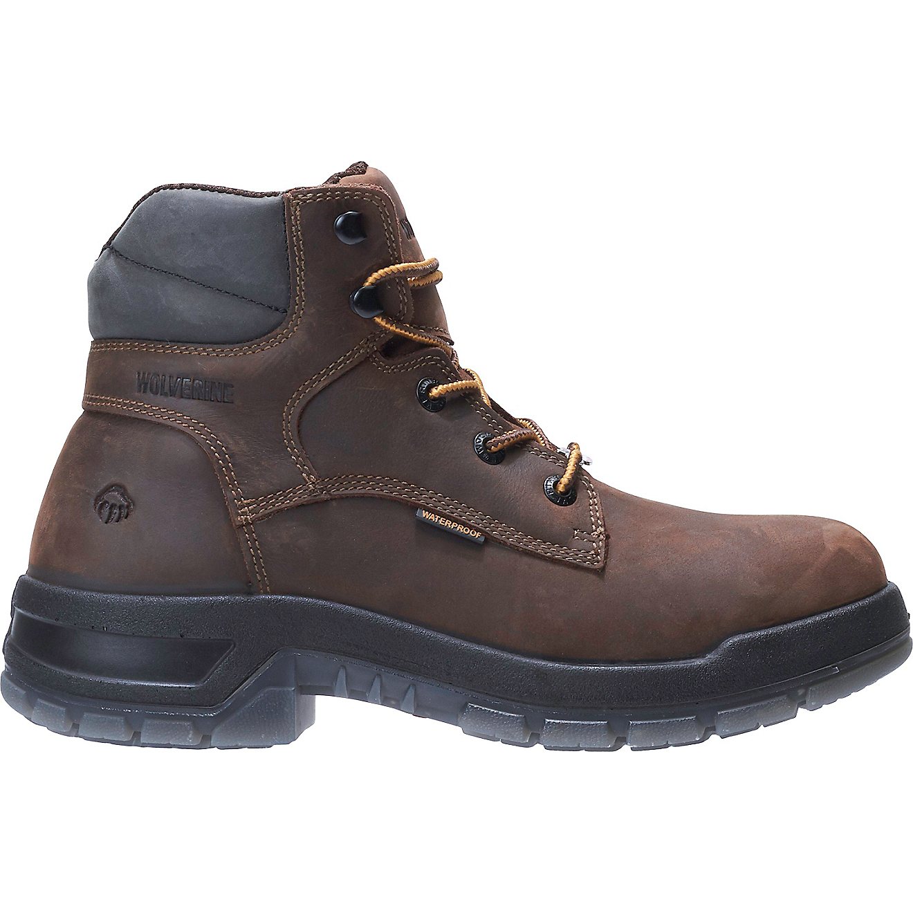 Wolverine Men's Ramparts CarbonMax 6 in Composite Toe Lace Up Work Boots                                                         - view number 2