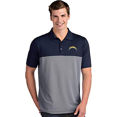 Antigua Men's Los Angeles Chargers Venture Polo Shirt                                                                           