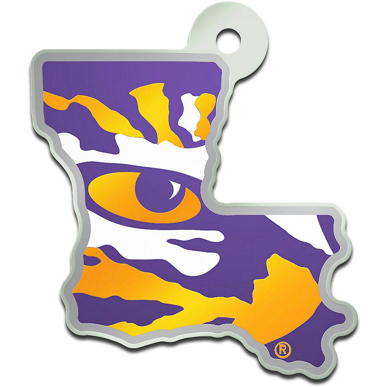 WinCraft Louisiana State University State Shape Key Chain                                                                        - view number 1