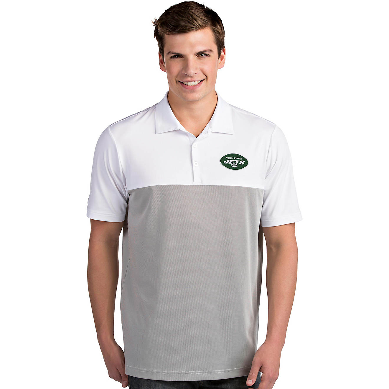 Antigua Men's New York Jets Venture Polo Shirt                                                                                   - view number 1