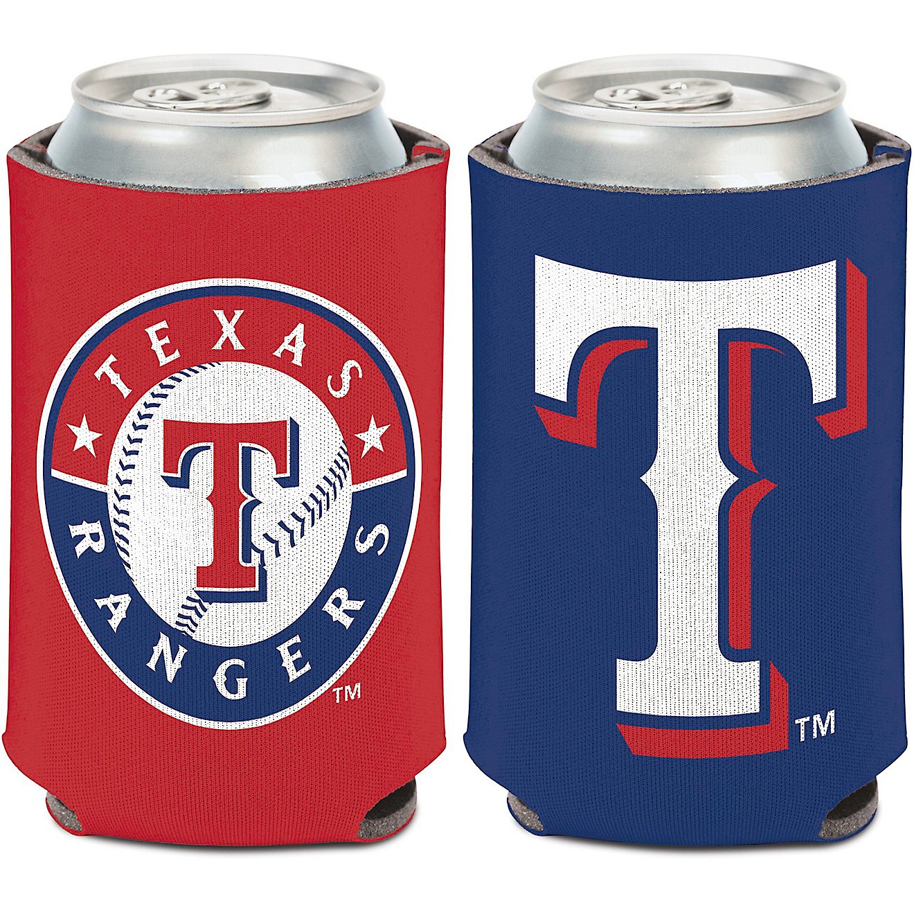 WinCraft Texas Rangers 2-Color 12 oz Can Cooler                                                                                  - view number 1