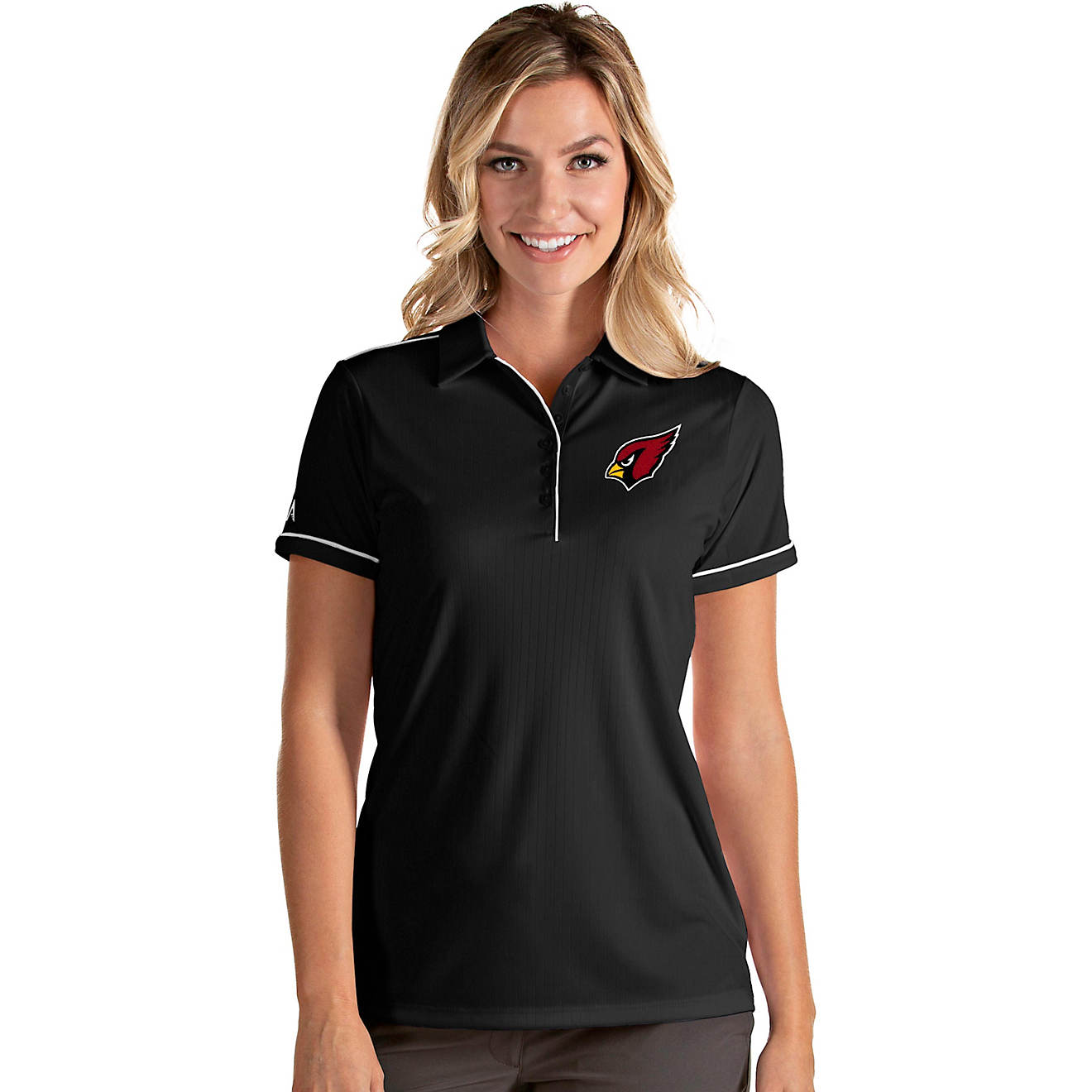 Antigua Women's Arizona Cardinals Salute Polo Shirt                                                                              - view number 1