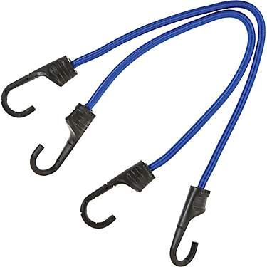 CargoLoc 18 in Injection-Molded Bungee Cords 2-Pack                                                                             