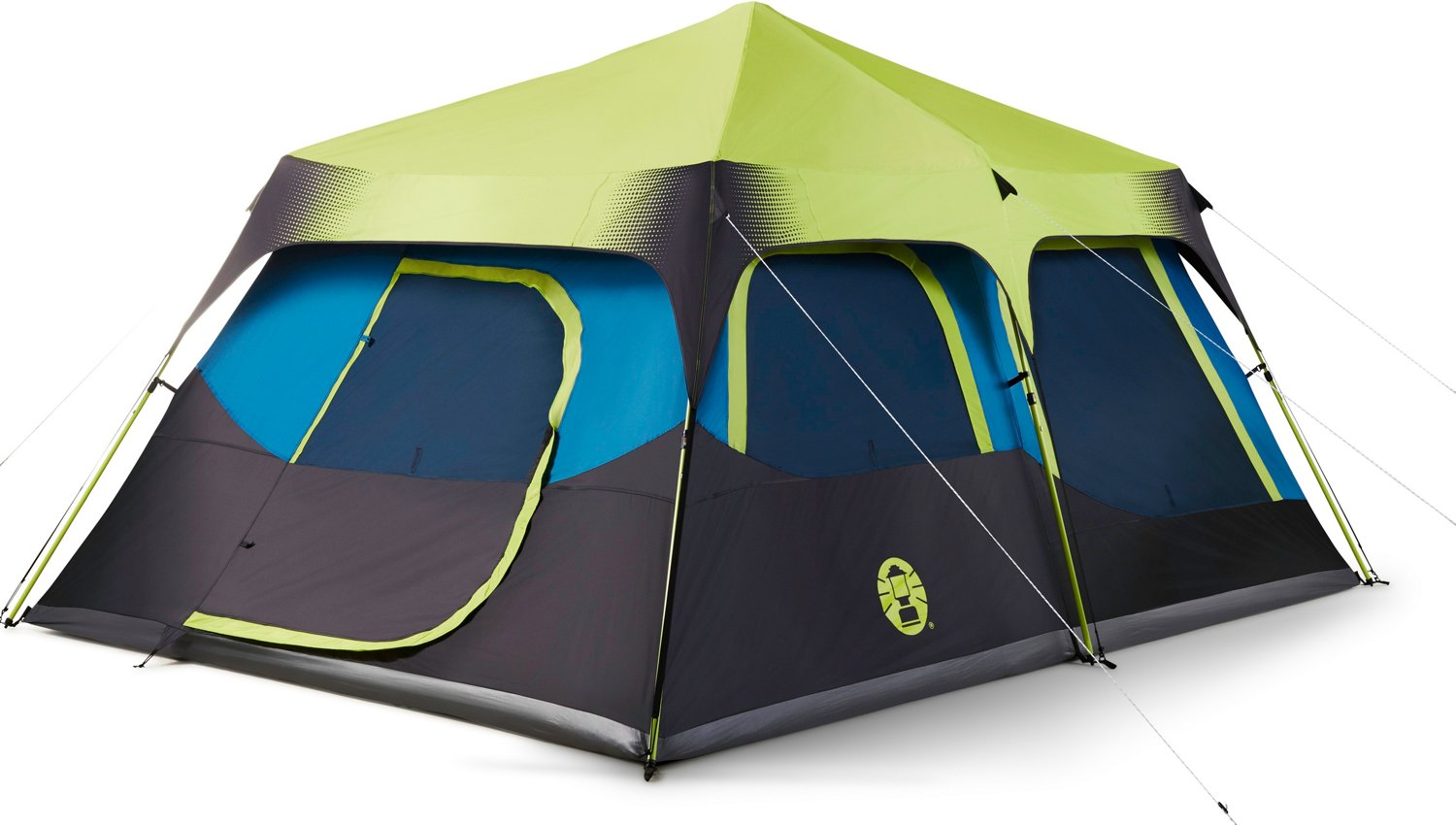 Coleman Dark Room 10 Person Instant Cabin Tent With Rainfly Academy