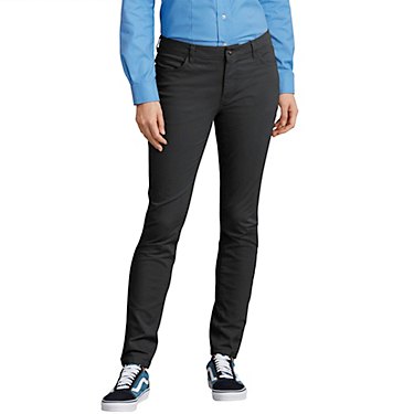 Dickies Women's Perfect Shape Skinny Twill 4-Pocket Pants