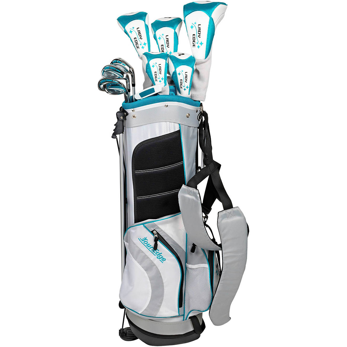 Tour Edge Women's Lady Edge Package Full Golf Club Box Set with Stand Bag                                                        - view number 1