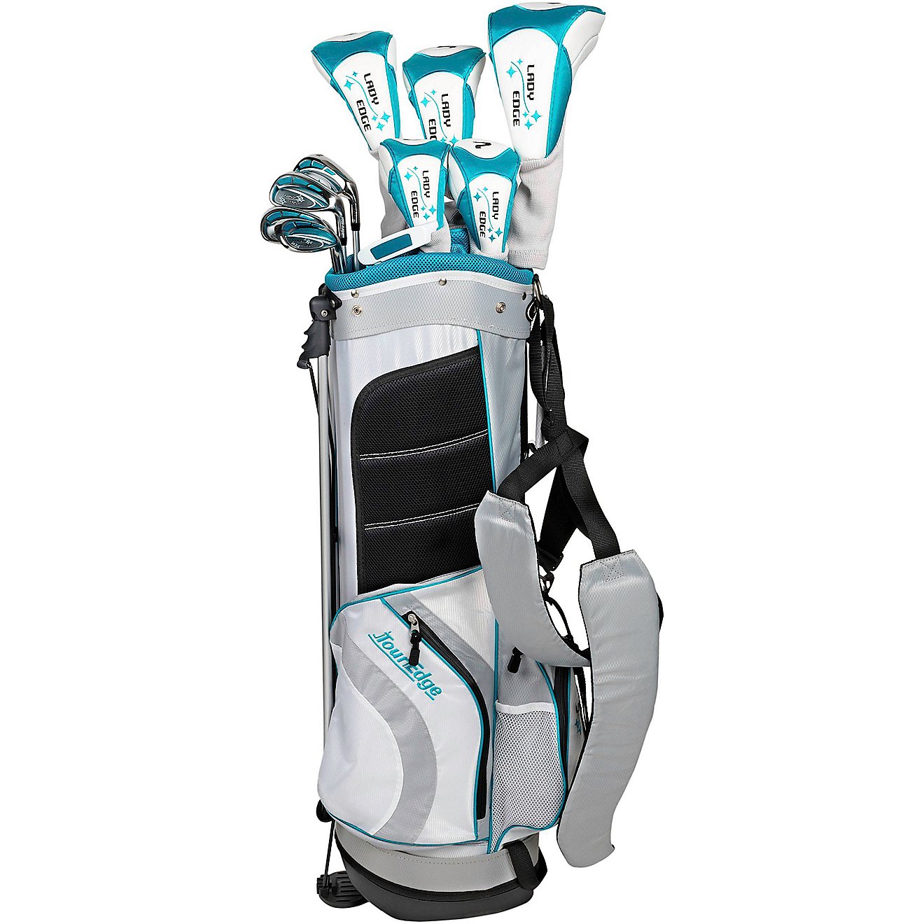 Tour Edge Women's Lady Edge Package Full Golf Club Box Set with Stand Bag                                                        - view number 1