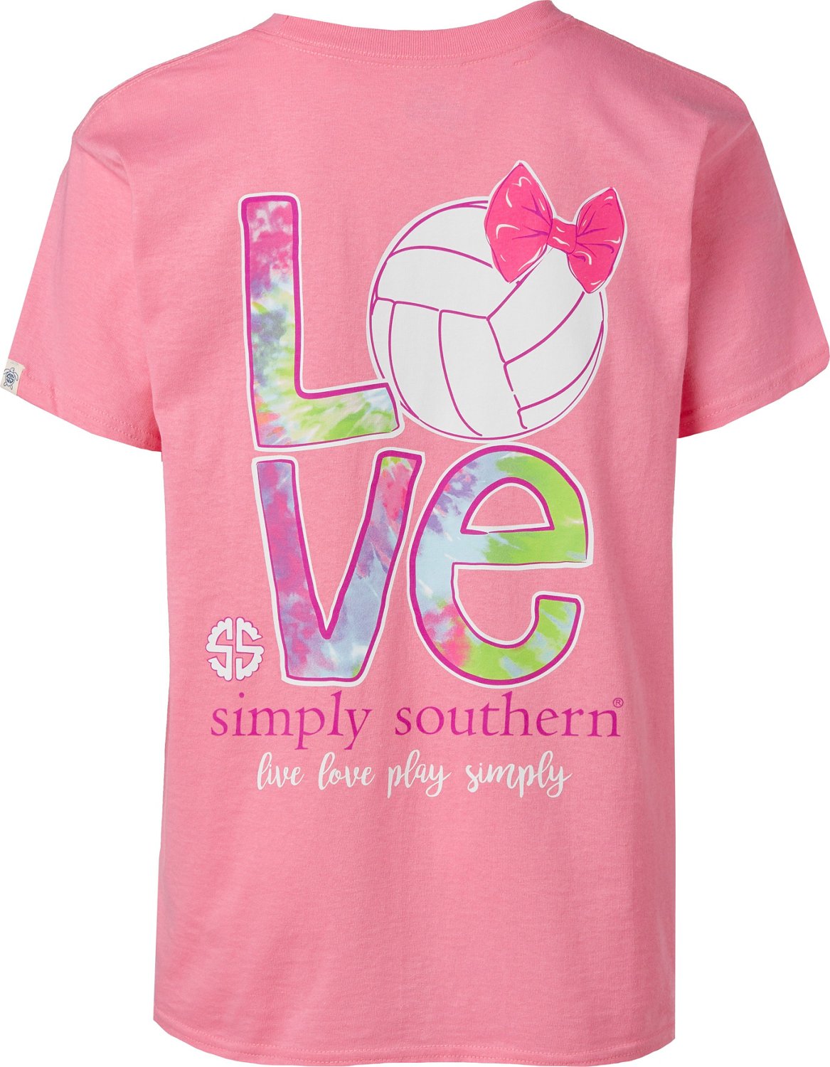 Simply Southern Girls Volleyball Graphic T Shirt Academy
